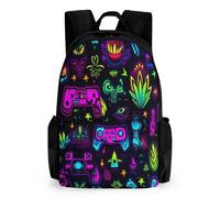 QPIRINMEX Contrôleur de jeu CArtables D'école Imprimés En 3D Sacs À Dos Pour Enfants Sac D'école Pour Garçons Filles Élémentaire Et Moyen 17pouce