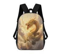 QPIRINMEX Dragon japonais Cartables D'école Imprimés En 3D Sacs À Dos Pour Enfants Sac D'école Pour Garçons Filles Élémentaire Et Moyen 17pouce