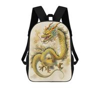 QPIRINMEX Dragon Sacs À Dos Pour Enfants Sacs D'école Pour La Maternelle Secondaire Sac À Dos Pour Enfants D'âge Préscolaire Sacs À Dos De Marche 17pouce