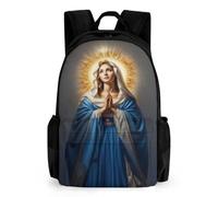 QPIRINMEX Notre Dame Étudiant Sacs À Dos, Sac À Dos Enfant ,Adolescents Sac De Voyage Garçon Filles,CArtable Primaire Avec Poche Cachée Sur Le Côté 17inch