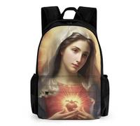 QPIRINMEX Notre Dame Sac À Dos Pour Enfants Filles Garçons, Sac À Dos, Sac À Dos, École Primaire, Parfait Pour La Rentrée Scolaire Ou Pe, Les Cadeaux Et Les Voyages 17pouce