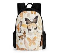QPIRINMEX papillon CArtables D'école Imprimés En 3D Couleur Sacs À Dos Pour Enfants Sac D'école Pour Garçons Filles Élémentaire Et Moyen 17pouce