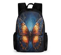 QPIRINMEX papillon Étudiant Sacs À Dos, Couleur Sac À Dos Enfant ,Adolescents Sac De Voyage Garçon Filles,CArtable Primaire Avec Poche Cachée Sur Le Côté
