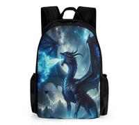 QPIRINMEX Sac À Dos Dragon Enfant - Garçons Filles Cartable Dragon École Primaire Étudiant Sac À Dos De Pour Adolescent Quotidienne À L'extérieur/7-12 AnsDragon