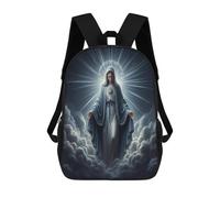QPIRINMEX Sac À Dos Fille Notre Dame, Enfants Sac D'école Primaire Étudiants Cartables Scolaires Sacs Léger Voyage Élèves Cadeaux De Rentrée Ccolaire 5-12 Ans