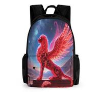 QPIRINMEX Sac À Dos Fille Sphinx, Enfants Sac D'école Primaire Étudiants CArtables pharaon égyptien Scolaires Sacs Léger Voyage Élèves Cadeaux De Rentrée Ccolaire 5-12 Ans