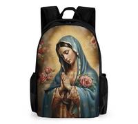 QPIRINMEX Sac À Dos Notre Dame Léger 17 Pouces Sac A Dos Scolaire Dessin Pour Adolescents CArtable Filles Voyage Collège Randonnée Loisir,Cadeau Pour Enfants