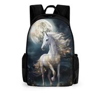 QPIRINMEX Sac À Dos Pour Enfants CArtable Cheval Garçons Primaire, Sac D'école Cheval 3D Pour Filles 9-16 Ans, CArtable Voyage Et Sacs Ecole Décontracté Pour Adolescent