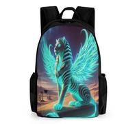 QPIRINMEX Sac À Dos Sphinx Scolaires Enfant Filles Garçons Sac 4ème CArtables pharaon égyptien Pour 6-16 Année Étudiant Outdoor Voyage École