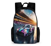 QPIRINMEX Voiture de sport Sac À Dos Pour Enfants Filles Garçons, Sac À Dos, Sac À Dos, École Primaire, Parfait Pour La Rentrée Scolaire Ou Pe, Les Cadeaux Et Les Voyages 17pouce