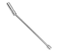 qpkung Douille de bougie d'allumage 14 mm, kit de visseuse rotative magnétique 360°, outil de retrait de paroi mince ondulée à 12 points (long)