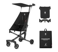 QPlay City Poussette pliable et portable avec capote, roues avec suspension, harnais à 5 points et cadre en aluminium pour enfants de 6 à 36 mois 78 x 40,5 x 91 cm