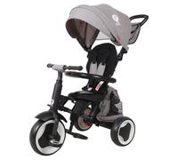 QPlay tricycle Rito Plus junior acier gris/noir