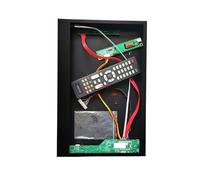 QPOGRMJR Boîtier métallique + Carte Pilote TV analogique Compatible LTN141AT02/LTN141AT03, kit DIY 1280 x 800, 30 Broches LVDS 1CCFL, 14,1 Pouces, VGA, AV, USB, HDMI(LTN141AT02-001 xCase)