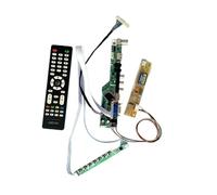 QPOGRMJR Carte contrôleur de Pilote for écran LCD analogique LP154W01-A1/A3/A5 LP154W01-TL, Matrice IR + USB + AV + HDMI + VGA, kit 1280 x 800 LVDS 30 Broches 1CCFL(for LP154W01(A3))