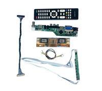 QPOGRMJR Carte contrôleur de Pilote for écran LCD HT190E01 HT170E01 HT170EX1, 1280 x 1024, 4CCFL, TV analogique 30 Broches, LVDS AV, HDMI, VGA, IR, USB(for HT190E01-101)