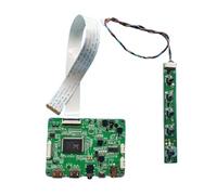 QPOGRMJR Carte contrôleur for écran d'ordinateur Portable 15,6" LTN156HL02-001/201/301 2HDMI-Mini 30 Broches EDP 1920 x 1080 USB Micro Kit DIY(for LTN156HL02-201)