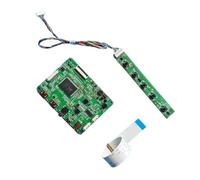 QPOGRMJR Carte contrôleur for écran d'ordinateur Portable B140XTN07.1/B140XTN07.2, USB Micro 14", 2 HDMI-Mini 30 Broches, EDP 1366x768, kit DIY(for B140XTN07.1)