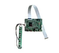 QPOGRMJR Carte contrôleur for écran d'ordinateur Portable NT156WHM-N12/N22/N32/N42/N44, 2 HDMI-Mini 15,6" 1366 x 768, 30 Broches EDP USB, kit de Bricolage(for NT156WHM-N32)