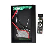 QPOGRMJR Carte de contrôle for écran LCD N133FGE/CLAA133UA01, boîtier métallique, VGA, HDMI, AV, USB, 40 Broches LVDS, Signal TV analogique, kit de Bricolage 13,3" 1600 x 900(CLAA133UA01 and Case)