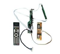 QPOGRMJR Carte Pilote LCD Compatible avec écran LCD M190EN01, M190EN02, M190EN03 et M190EN04, 4CCFL, AV, USB, IR, VGA, HDMI, kit DIY, 1280 x 1024, LVDS, 30 Broches, TV analogique(for M190EN03 V.2)