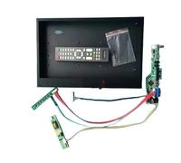 QPOGRMJR Écran LCD avec boîtier métallique et Carte Pilote TV analogique Compatible IAUX14 ITUX97C 1600 x 1200 VGA AV USB HDMI 30 Broches LVDS 15" Kit 1CCFL(ITUX97S and Case)