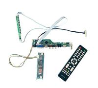 QPOGRMJR Kit de Bricolage for écran LCD HT185WX1 LM185WH1 M185B1 MT185GW01, Carte Pilote 30 Broches LVDS TV analogique AV + HDMI + VGA + IR + USB 2CCFL 1366 x 768(for M185B1-L03)
