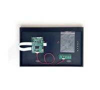 QPOGRMJR Kit de Modification for écran Portable LP156WF6/LP156WF9, HDMI-Mini 15,6", 30 Broches EDP, USB Micro 1920 x 1080, Coque métallique et Carte Pilote(LP156WF6-SPK1 x Case)