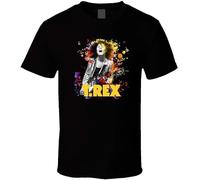 QPQKUFCVQ T Rex - Marc Bolan 1 Black T Shirt Mens