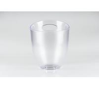 Qpractiko - Bac à Glaçons Baïkal 3,5L | Effet Givré Transparent Opaque | Léger et Ergonomique avec Poignée | Idéal pour Vin et Boissons | Plastique, bouchon bouteille vin, anti goutte bouteille vin