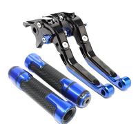 QPRPWHZI Levier Frein Moto pour pour XJR1300 pour XJR 1300 1995-2003 Leviers d'embrayage De Frein De Moto Poignée De Guidon Poignée De Main Moto Poignée Accessoires(Blueblack)