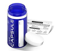 QPS Grande capsule de temps à enfouir pour enfants - Un souvenir pour votre futur - Boîte de rangement hermétique et étanche