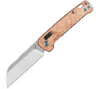 QPS Penguin Glyde 14C28N, finition deux tons stonewash - satin, Manche : G10 avec copp