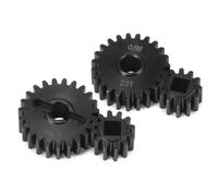 QPSJXN 1/10 RC Crawler UTB10 Amélioration de la Mise à Niveau F9 Bénéfice d'essai de réduction Universelle(Portal Gear 23T 12T)