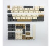 QPSJXN 125 PBT KEYCAP XDA Profil Dye-Sub English and Japanese Custom Keycaps MX Switch Mechanical Keyboards(Shimmer US)