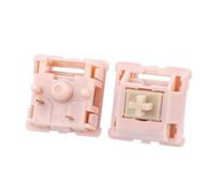 QPSJXN 35 PCS Linear Silencieux 39gf 5 Broches Pré-libellés Interrupteurs de Clavier mécaniques avec Ressort de 21 mm en Couleur Rosa Nue