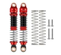 QPSJXN Amortisseur d'huile d'amortisseur fileté de 53 mm Compatible avec 1 18 à l'échelle RC Crawler Mise à Niveau Part 4M 24 Set de 4(2PCS Red)