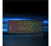 QPSJXN BATTLE68 MAGNÉTIQUE Charge du Wired 68 Hot-Swappable Zero Dead Zone Compatible avec PC et Ordinateur Portable Pro Edition RT0.01