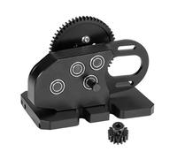 QPSJXN Boîte de Vitesses OD à 30% avec équipement de dérapage de Delrin pour 1 10 échelles RC Crawler Compatible avec Les Plates-Formes Cheath Building Aluminium 2Low Transmission(Black Set)