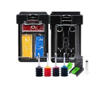 QPSJXN Cartouche à Encre Rechargeable Remanufacturé pour PG460 CL460 460XL 461XL Compatible avec Les imprimantes utilisant des modèles TS5340 TS7440(1 Set with 30ml Ink)