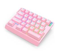 QPSJXN Clavier de Jeu mécanique HE30 à Une Main 29 Interrupteur magnétique Rapid Trigger Compatible pour Les Joueurs(HE30 Pink)