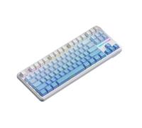 QPSJXN Clavier de Jeu mécanique sans Fil personnalisé RVB RAB Backlit x87 avec Conception de Joint à Hot Swap à Trois Modes Connectivité Grande(Sky Blue)