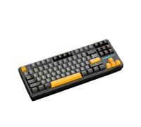 QPSJXN Clavier de Jeu mécanique sans Fil personnalisé RVB RAB Backlit x87 avec Conception de Joint à Hot Swap à Trois Modes Connectivité Grande(Star Black)