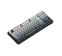 QPSJXN Clavier de Jeu mécanique sans Fil personnalisé RVB RAB Backlit x87 avec Conception de Joint à Hot Swap à Trois Modes Connectivité Grande(Moonlit Night)