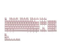 QPSJXN Crystal de Glace Blanche translucide Keycaps côté latérale pour Le Profil OEM MX Keyboards mécaniques 61 68 104(Pink)