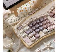 QPSJXN Ensemble de keycap de Chiot Mignon 150 PBT Compatible avec Les claviers mécaniques 61 64 80 104 108(DMA)
