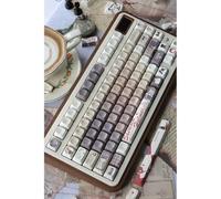 QPSJXN Ensemble de keycap de Chiot Mignon 150 PBT Compatible avec Les claviers mécaniques 61 64 80 104 108(MOA)