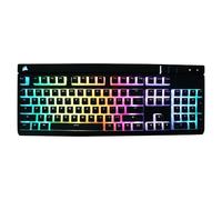 QPSJXN Ensemble de keycap de Pudding avec claviers mécaniques comme K70 Lux Strafe K65 RGB K63 avec commutateurs MX(137 keycaps Black)