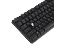 QPSJXN Ensemble de keycap de Pudding avec claviers mécaniques comme K70 Lux Strafe K65 RGB K63 avec commutateurs MX(104 keycaps Black)