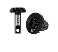 QPSJXN Ensemble de Vitesse d'essieu hélicoïdal en Acier pour 1 18 à l'échelle RC Crawler Compatible avec Ascent 18 Modèles(Stock Gear)